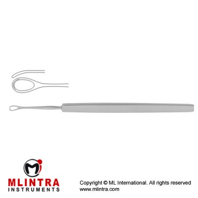 Langenbeck Ear Curette Blunt Stainless Steel, 13 cm - 5" Langenbeck Ear Curette Blunt Stainless Steel, 13 cm - 5"